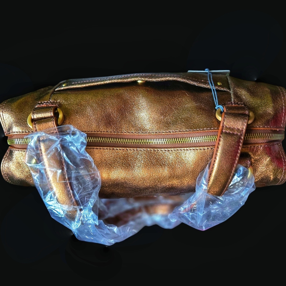 HOBO-Beautiful Leather Copper Metallic Monkia bag. 2015-16. NWT. - Picture 3 of 15